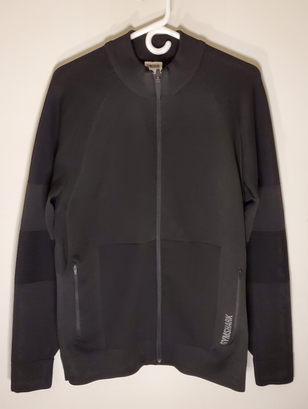 Gymshark Men's Black Full-Zip Performance Jacket
